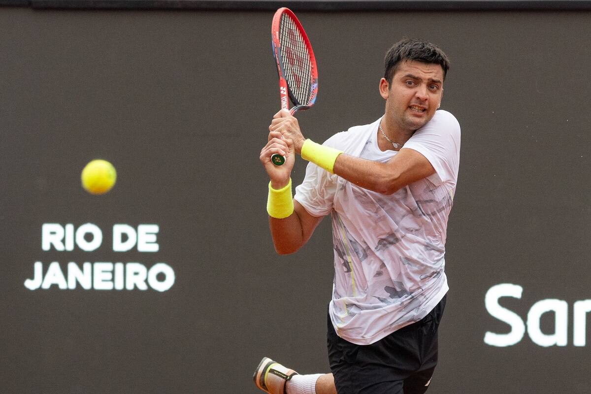 Tomás Barrios ganó un partido en Río y subió 11 puestos en el ránking ATP. Crédito: ATP de Río