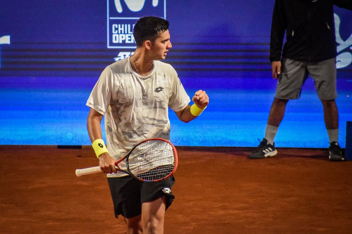 Tomás Barrios llegaría justo para la qualy de Roland Garros. Crédito: Chile Open