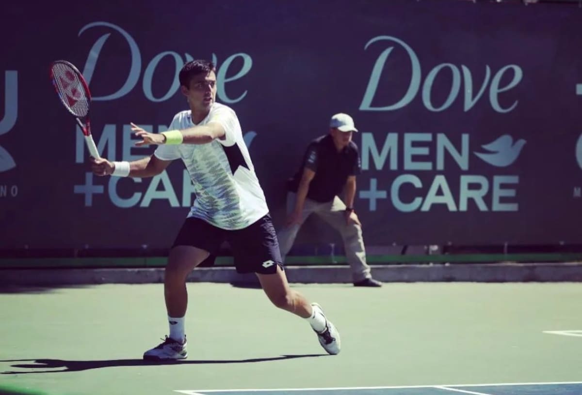 Tomás Barrios no pudo avanzar siquiera una ronda en las clasificaciones para el Australian Open.