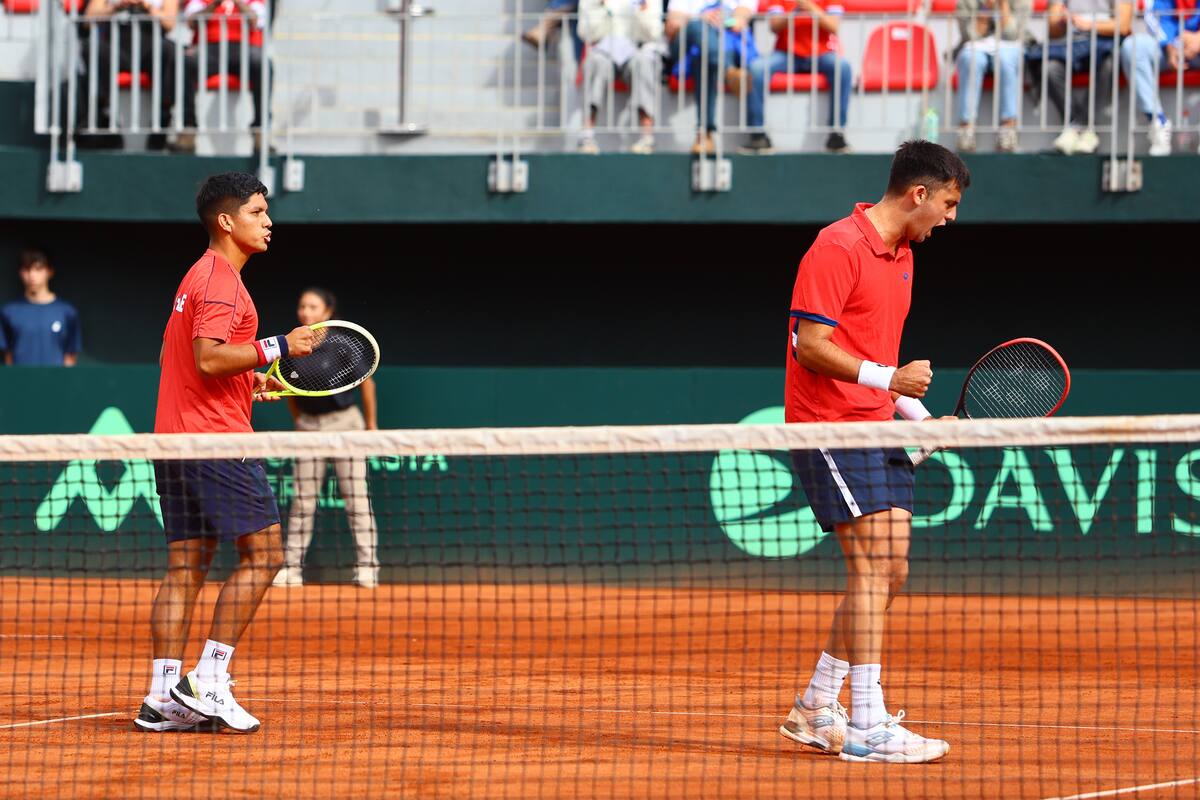 Le dieron el tercer punto a Chile. Foto: Copa Davis