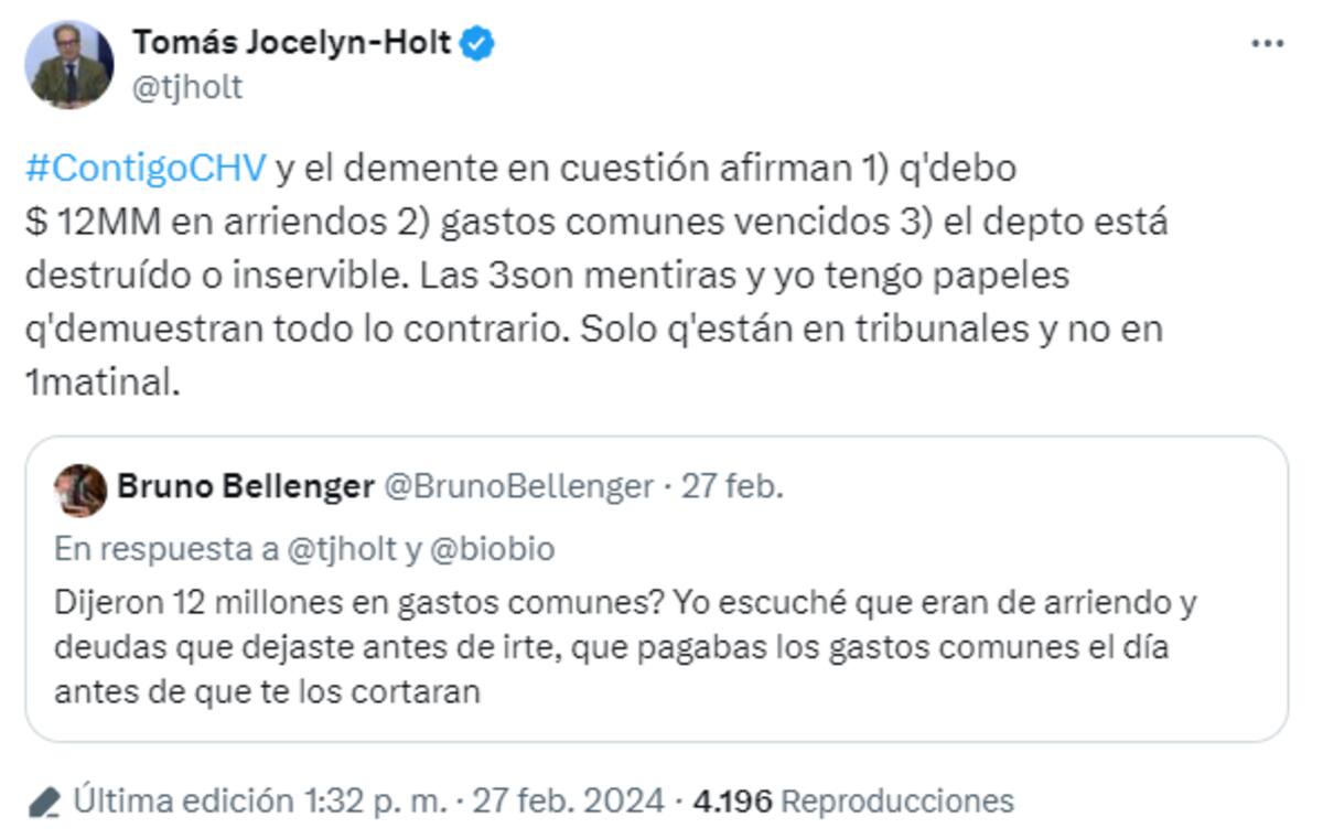 Tomás Jocelyn-Holt en X.