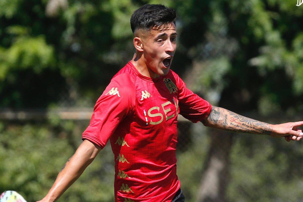 fue el autor del único gol, con que Unión Española venció por 1-0 a la UC en la Proyección. Foto: X UE Oficial.