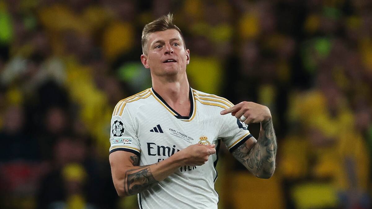 VIDEO | ¡Ovacionado en Wembley! Toni Kroos se despide del Real Madrid como campeón de Champions League