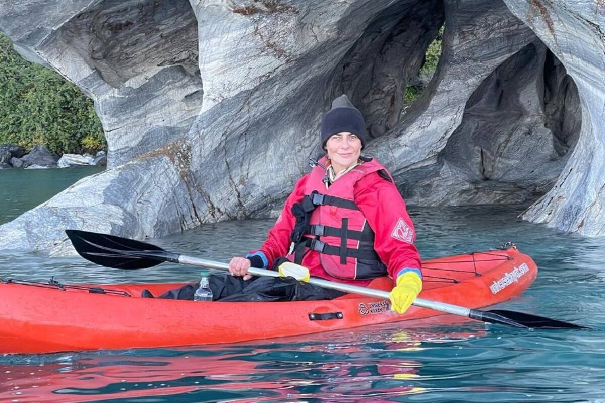 Tonka Tomicic y su aventura en solitario por el sur. Créditos: @tonkatomicicpetric