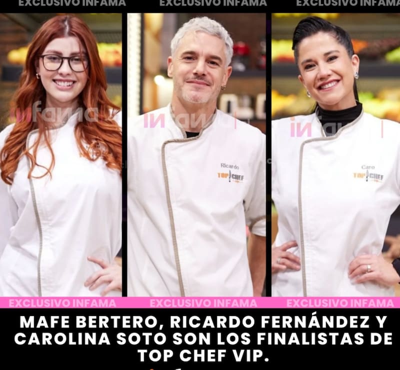 Los finalistas del programa culinario.