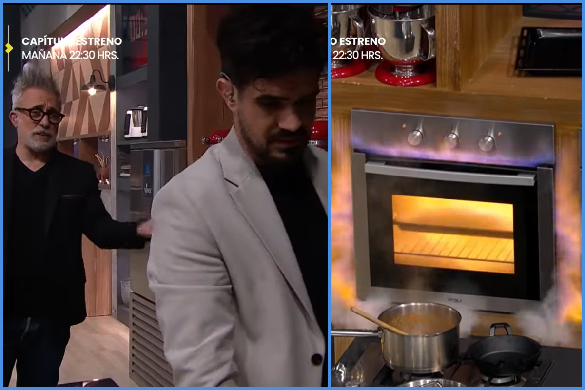 Peligro en “Top Chef VIP”: Nuevo eliminado hizo explotar el horno