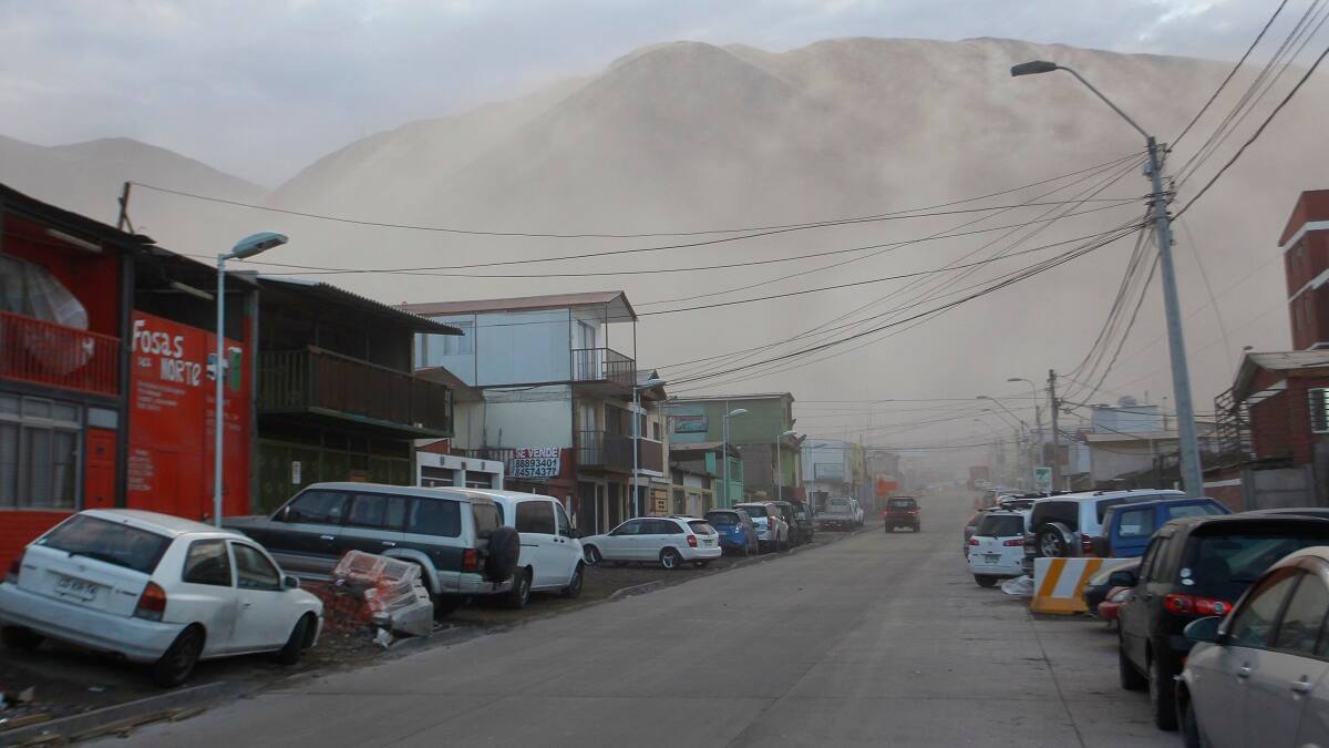 VIDEO | Intensa tormenta de arena en golpea al norte del país