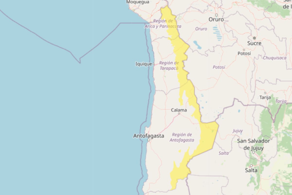 En el norte del país, serán tres las regiones afectadas por este fenómeno. Créditos: DMC.