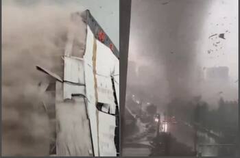 VIDEO | Los impactantes y apocalípticos registros del tornado que azotó Shandong, China