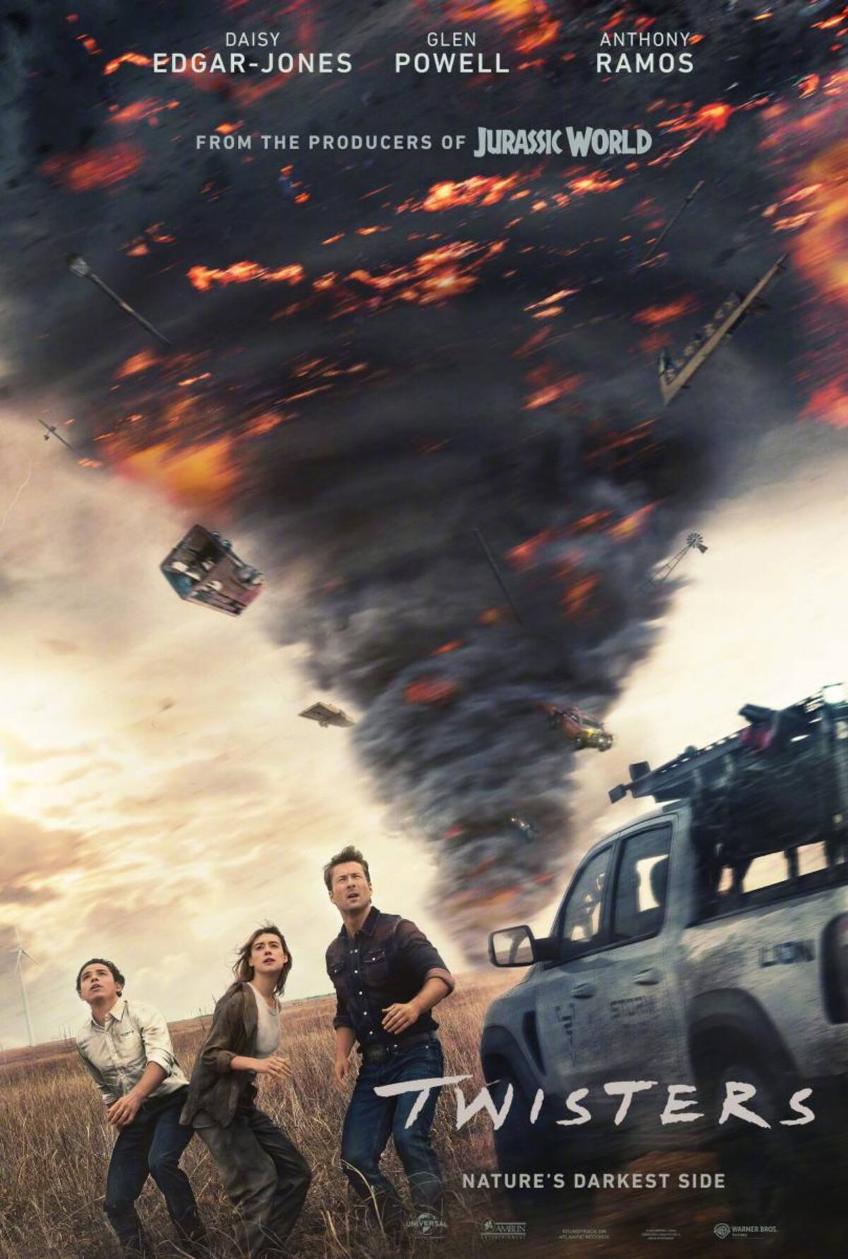 "Tornados" es protagonizada por Glen Powell.