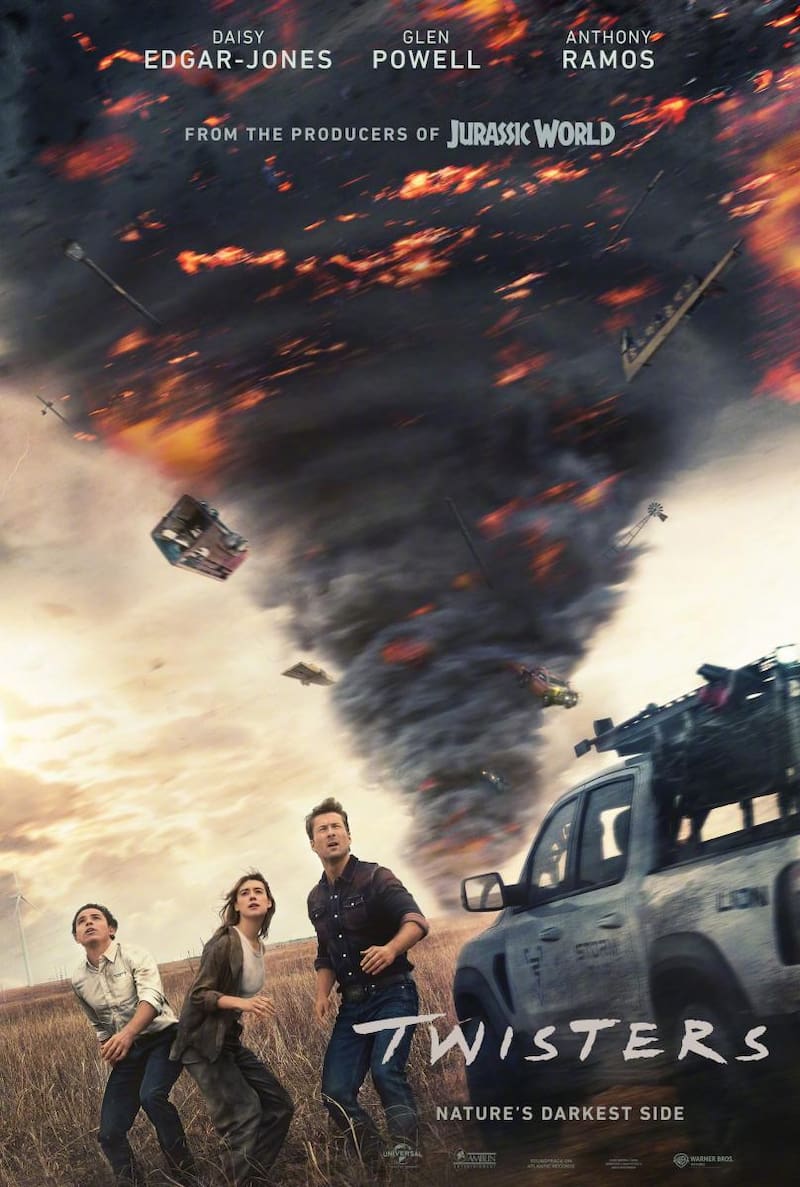 "Tornados" es protagonizada por Glen Powell.