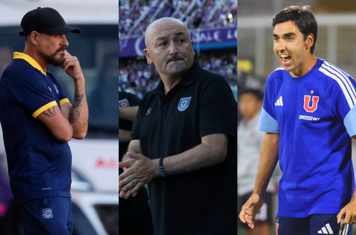 Los 3 entrenadores del fútbol chileno que están al borde del despido