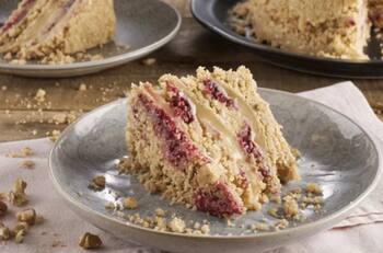 Receta Torta Caluga Frambuesa sin horno: con solo 5 ingredientes puedes cocinar este pastel casero