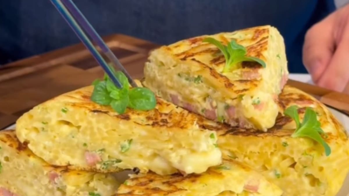 No botes los restos de comida del día anterior: Receta fácil y rápida de tortilla de tallarines