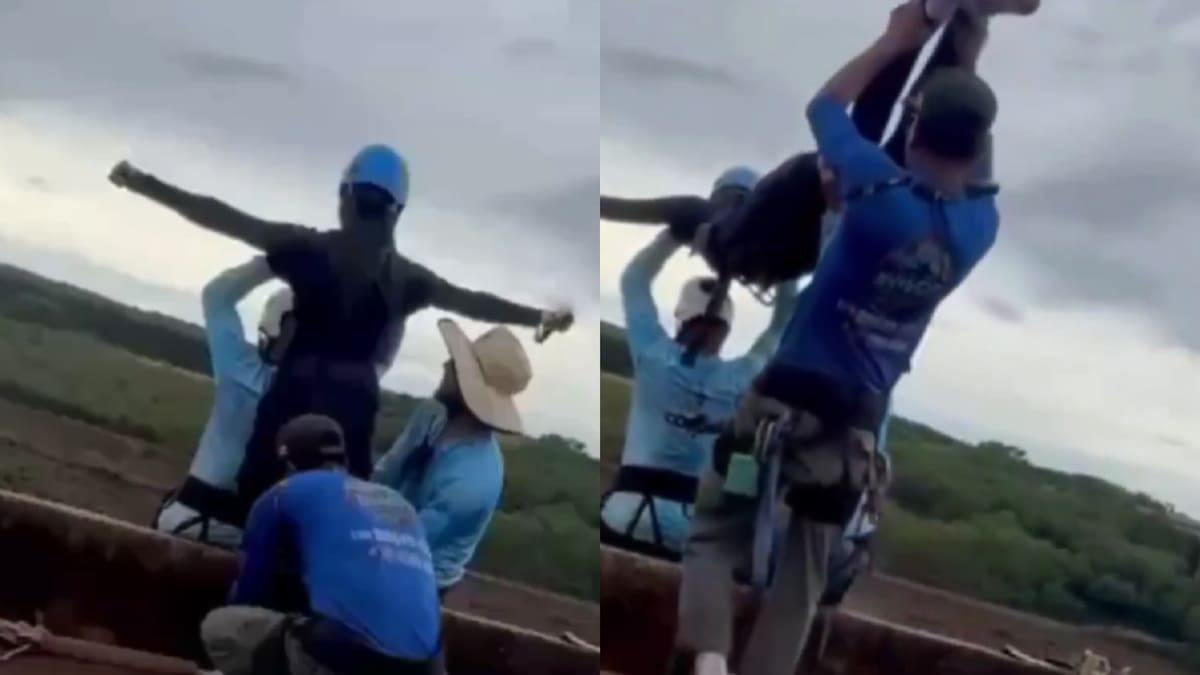 VIDEO | Mujer de 21 años muere en Brasil tras ser lanzada al vacío sin cuerda por dos instructores de puenting