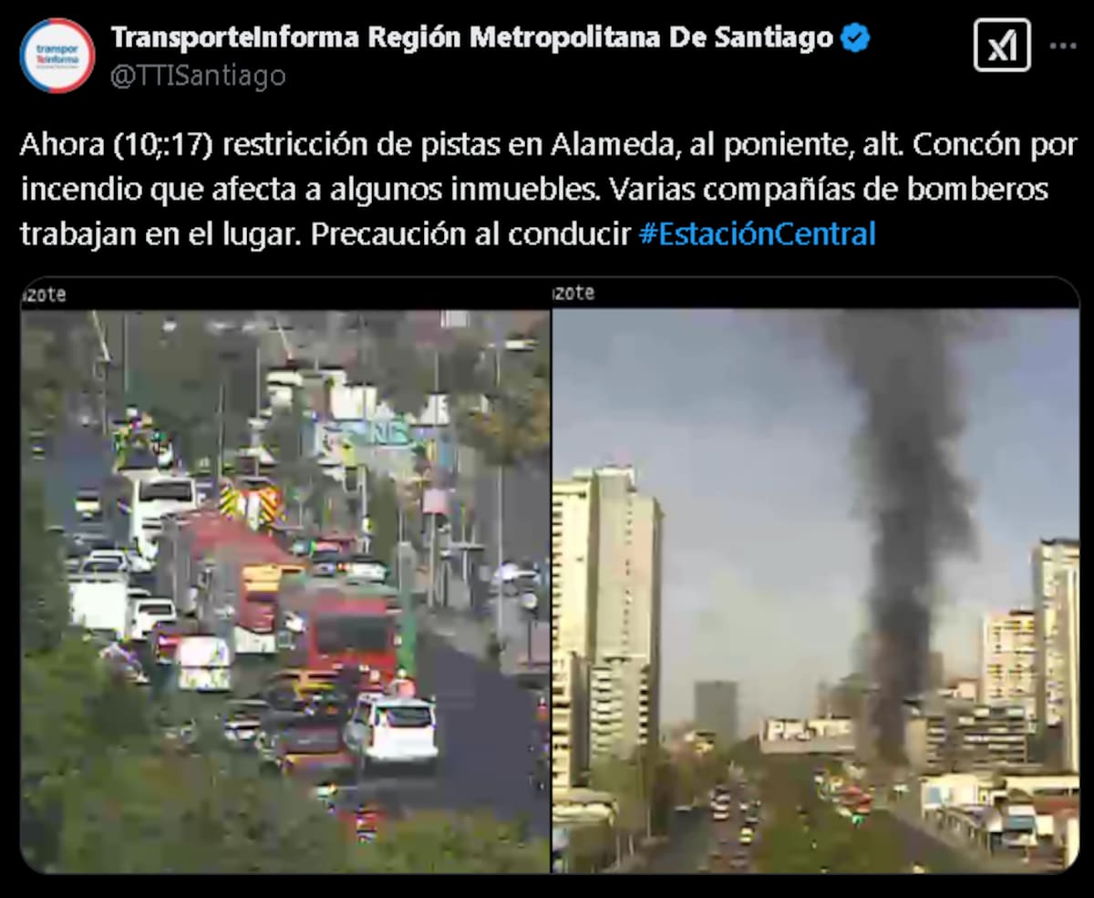 llamó a la precaución en la zona.