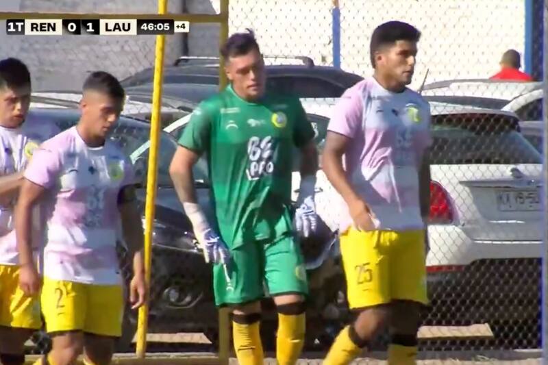 del portero de Lautaro de Buin en Segunda División