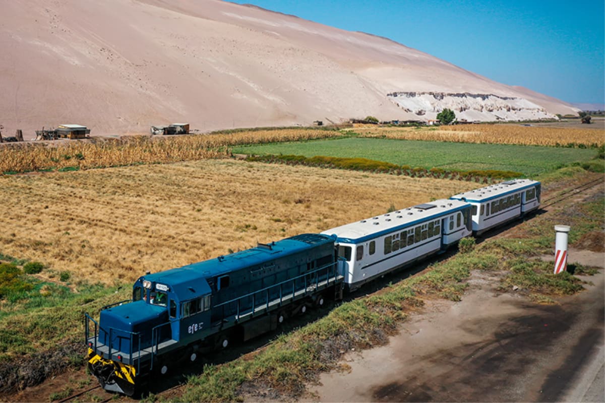 El recorrido norteño es parte de los viajes turísticos que ofrece EFE para los amantes de los trenes.