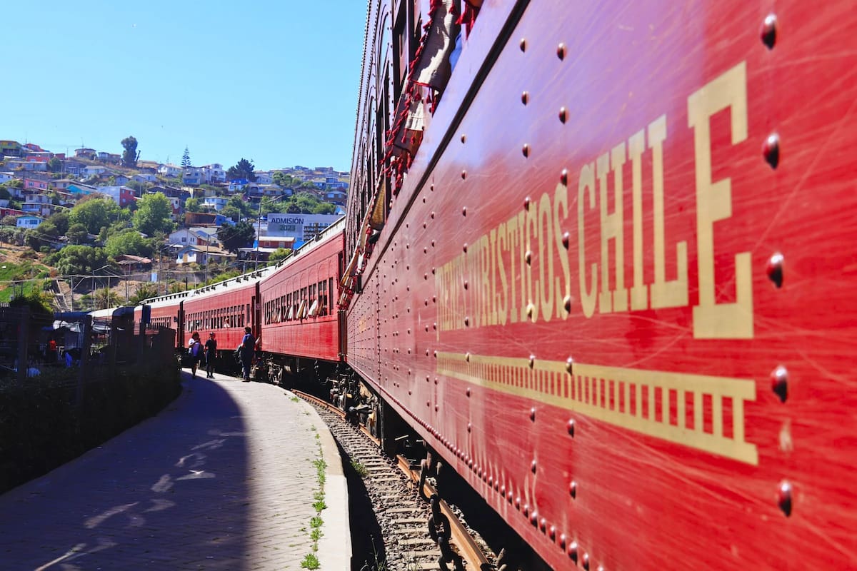 El ferrocarril entrega un panorama perfecto para aprovechar en compañía este fin de semana. Foto: Tren del Recuerdo.