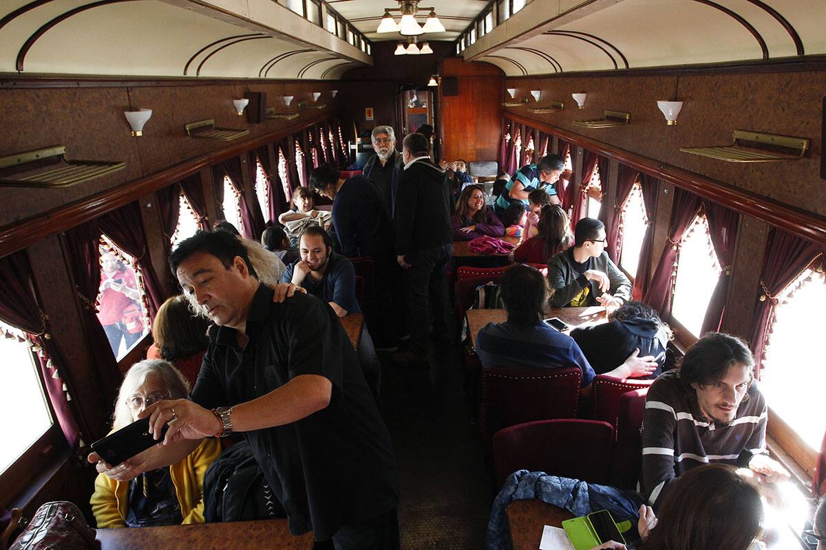 Así es por dentro el Tren del Recuerdo. Créditos: ATON