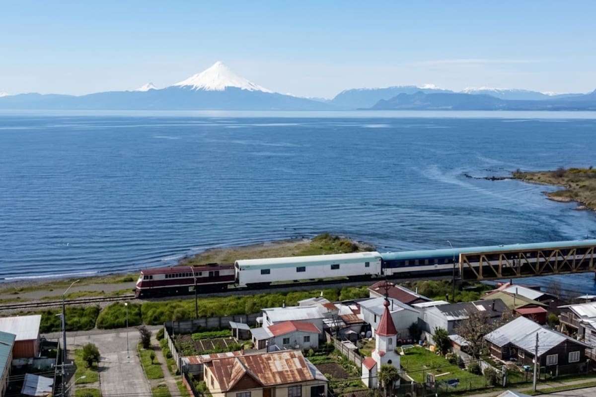 El servicio permitirá recorrer diferentes puntos de la Región de Los Lagos. Foto: Tren del Recuerdo.