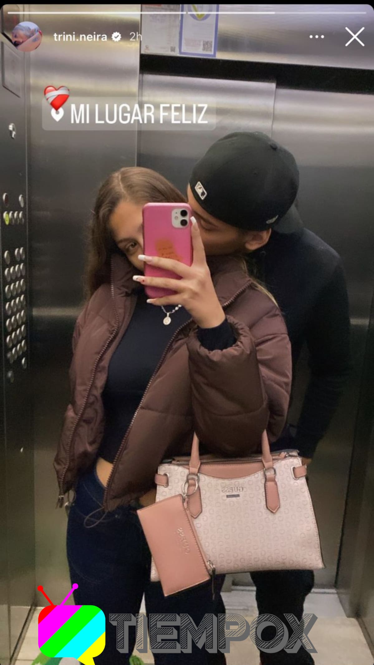 Historia de Instagram de Trini Neira