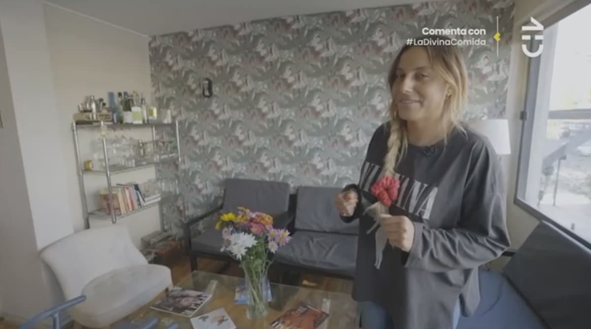 mostró su departamento en "La Divina Comida".