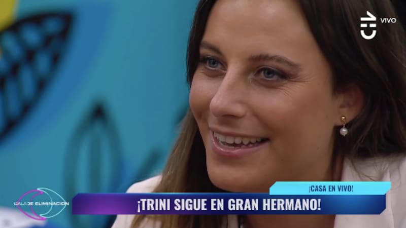 Trinidad Cerda es la primera salvada por el público. Foto: CHV.