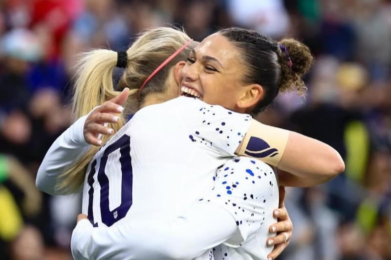 La futbolista mejor pagada del mundo. Foto: Trinity Rodman en Instagram.