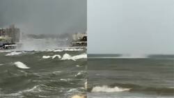 VIDEO | Dos trombas marinas se registraron en las costas de Uruguay esta semana