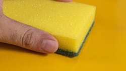 No es con cloro: La forma correcta de lavar y desinfectar la esponja de cocina