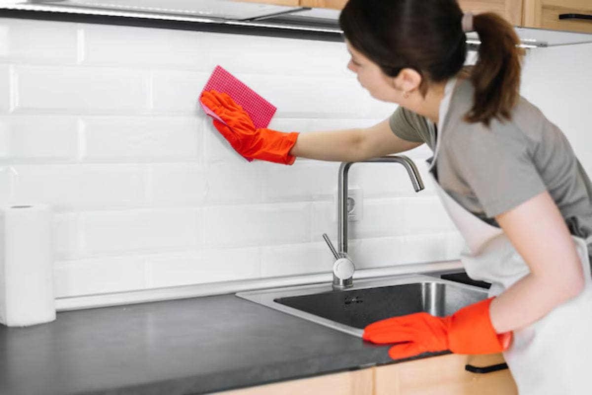 Así podrás quitar las manchas de aceite pegadas en las paredes de la cocina.
Créditos: Freepik.