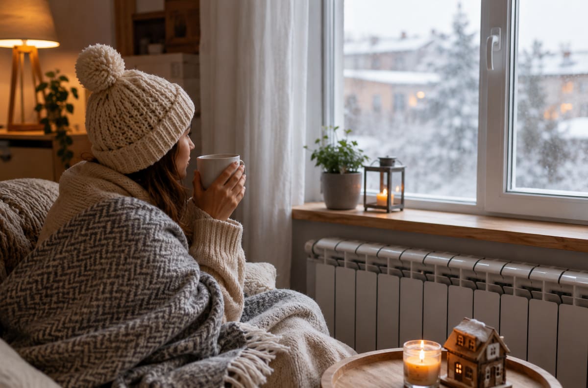 “Sin gastar casi nada”: Creadora de contenido arrasa en redes con los mejores trucos para mantener la casa calentita en otoño