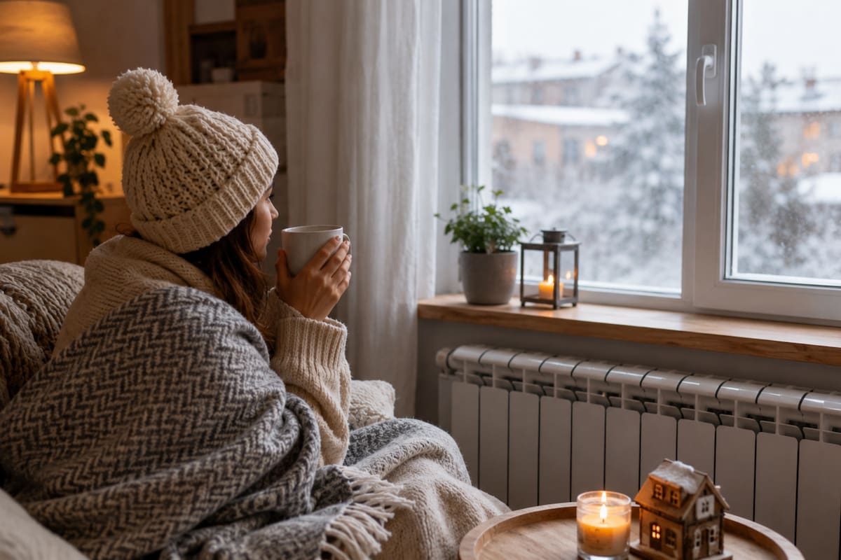 De sencillas y económicas formas puedes mantener el calor dentro de tu casa en época de frío. Foto: Freepik.