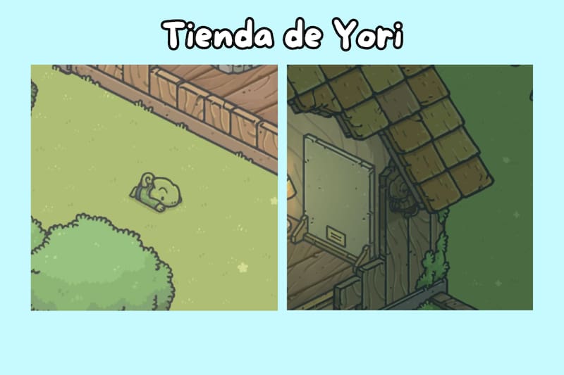 Estas son las dos posibles ubicaciones de Camille en la tienda general de Yori.