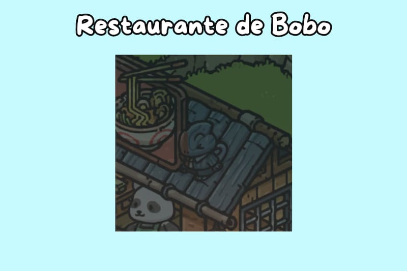 Aquí es donde se esconde Camille en el Restaurante de Bobo.
