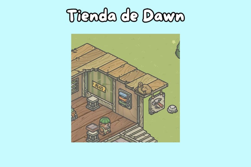 Si encuentras a Camille en la tienda de Dawn, te dará 1200 zanahorias.