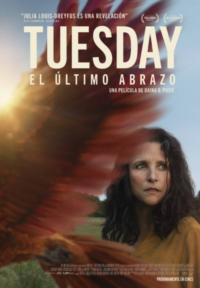 Tuesday: El último abrazo, la película que acaba de llegar a los cines.