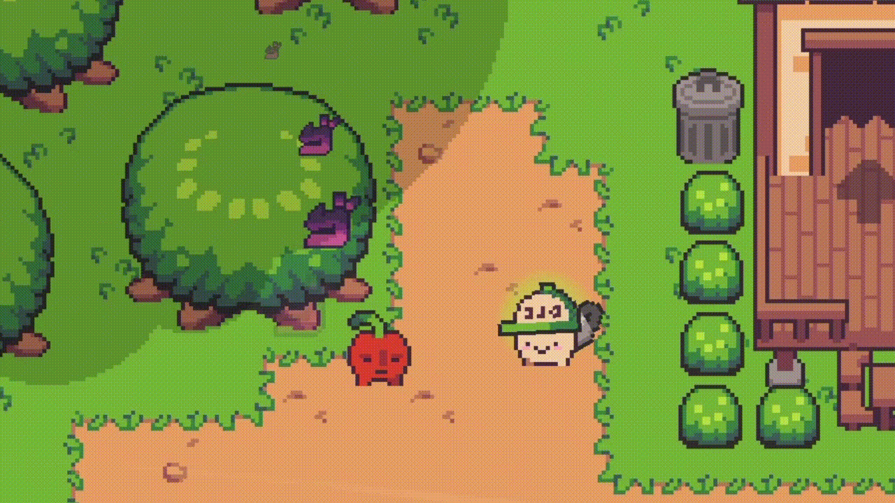 Las referencias y bromas en Turnip Boy Commits Tax Evasion son top tier.