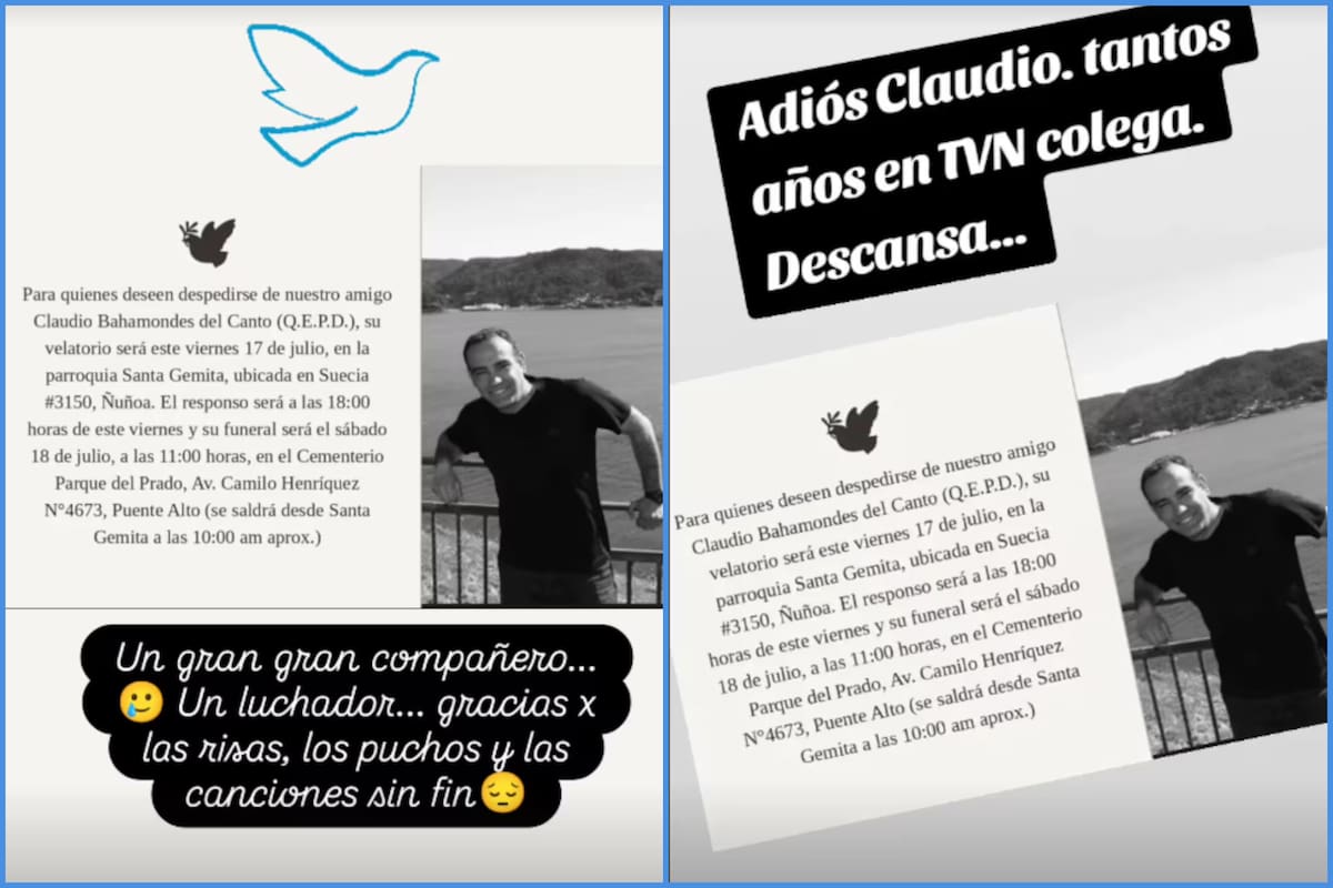 Confirman el fallecimiento de querido periodista tras una dura enfermedad. Foto: TVN.