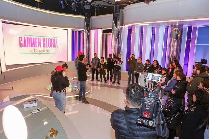 Se podrá visitar el estudio de "Carmen Gloria a tu servivio" en TVN