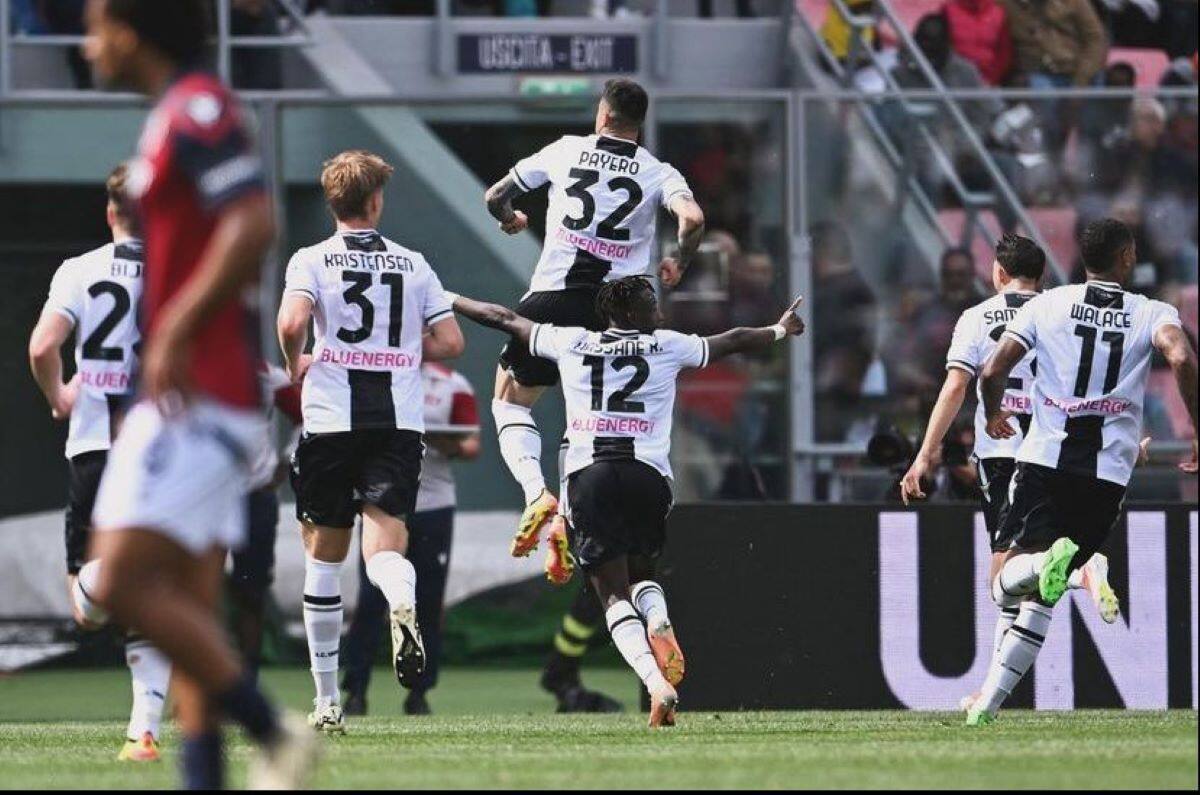 quiere salir de zona de descenso. Créditos: @udinesecalcio.