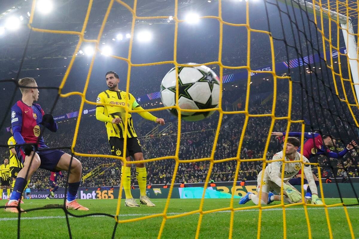 Dortmund vs Barcelona.