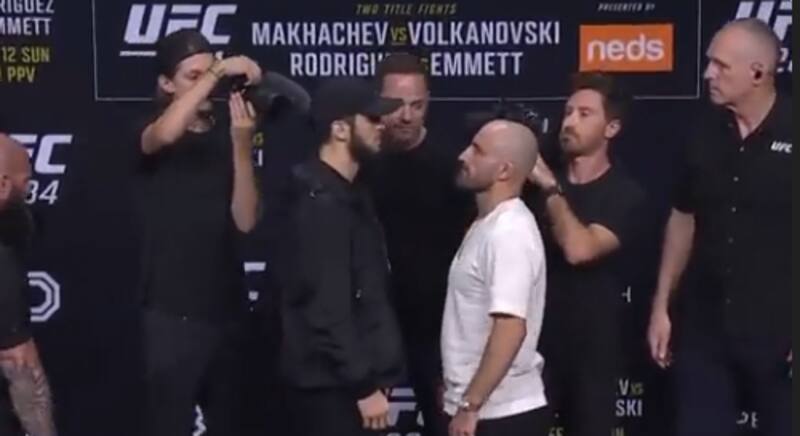 Islam Makhachev vs Alexander Volkanovski será la pelea estelar esta sábado