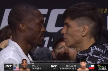 ¡Con barra chilena! Así fue el cara a cara de Jaula Bahamondes vs Jalin Turner