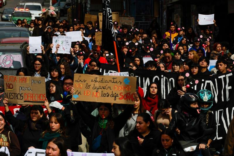 se registró una histórica protesta educacional. Foto: ATON / Referencial.