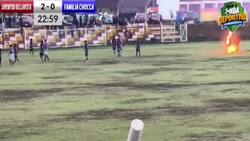 VIDEO | Impacto mundial: rayo mató a un futbolista y dejó a otros cuatro heridos en pleno partido