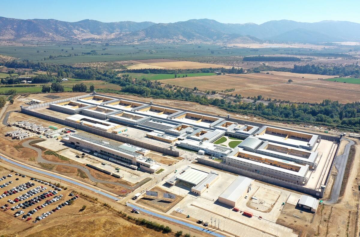 Esta es la nueva cárcel que comenzará a operar a fin de año en Chile y tiene capacidad para más de 2.000 reos