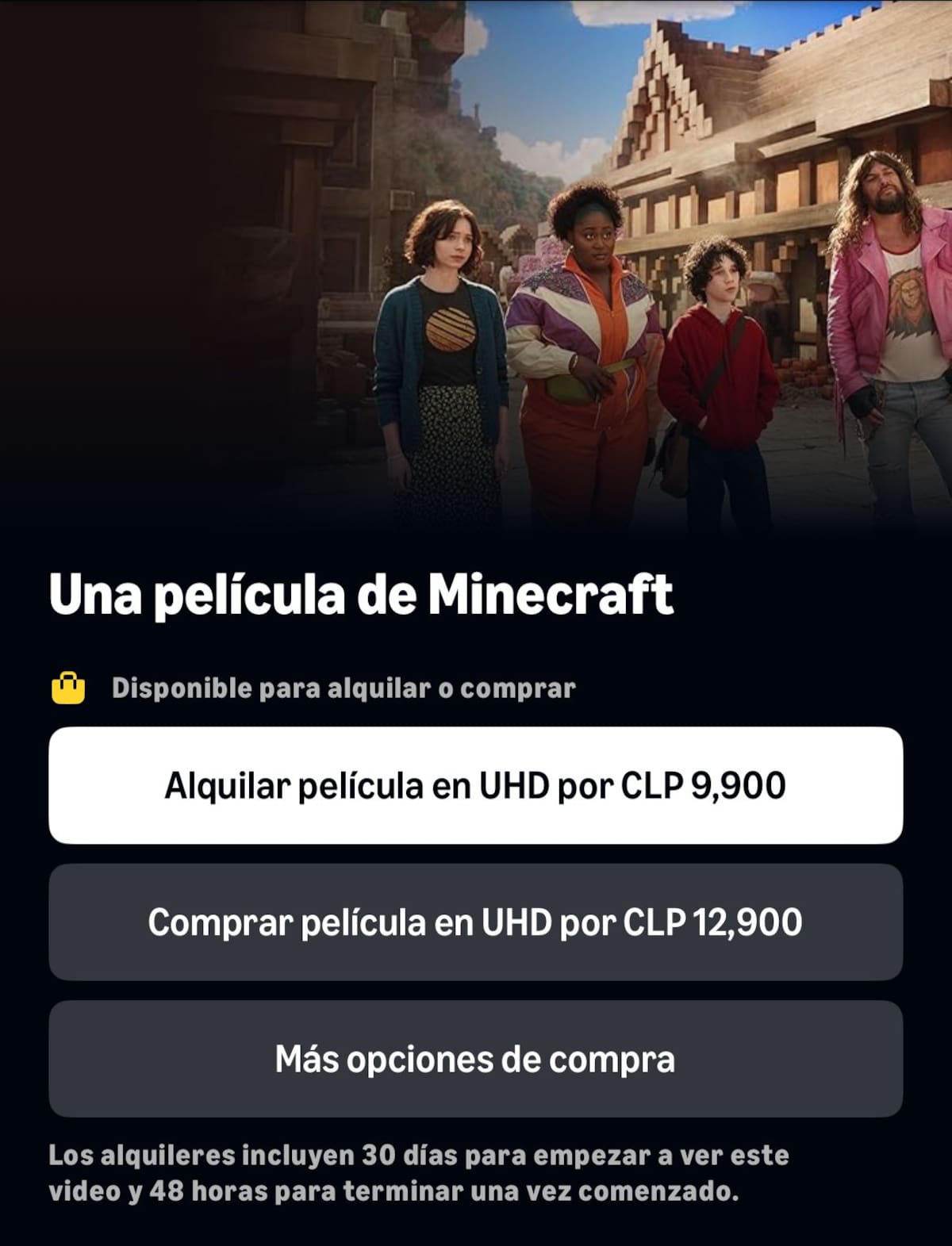 Los precios para ver la cinta basada en el popular juego.