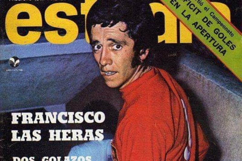 Francisco Las Heras, durante su época como jugador de los rojos.